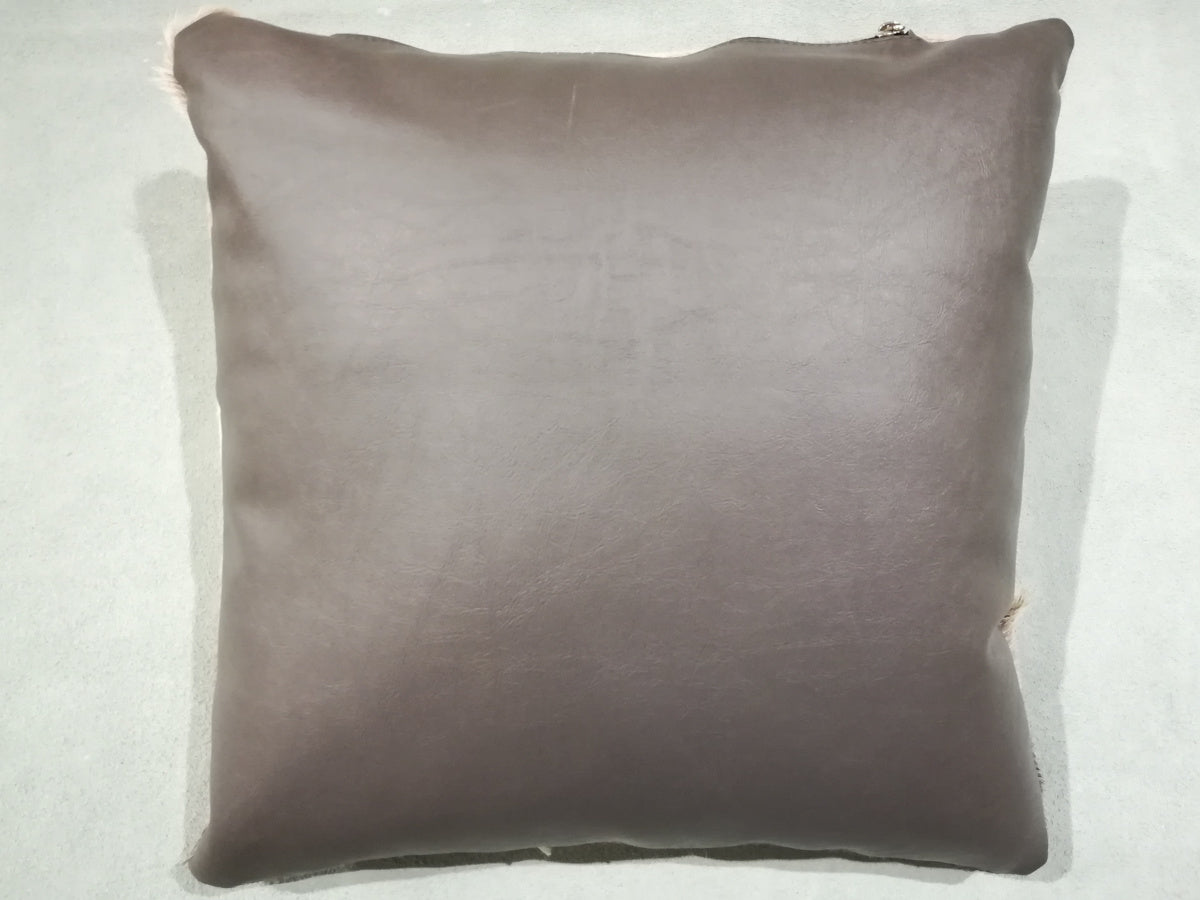 COJÍN PIEL 49 x 49 cm