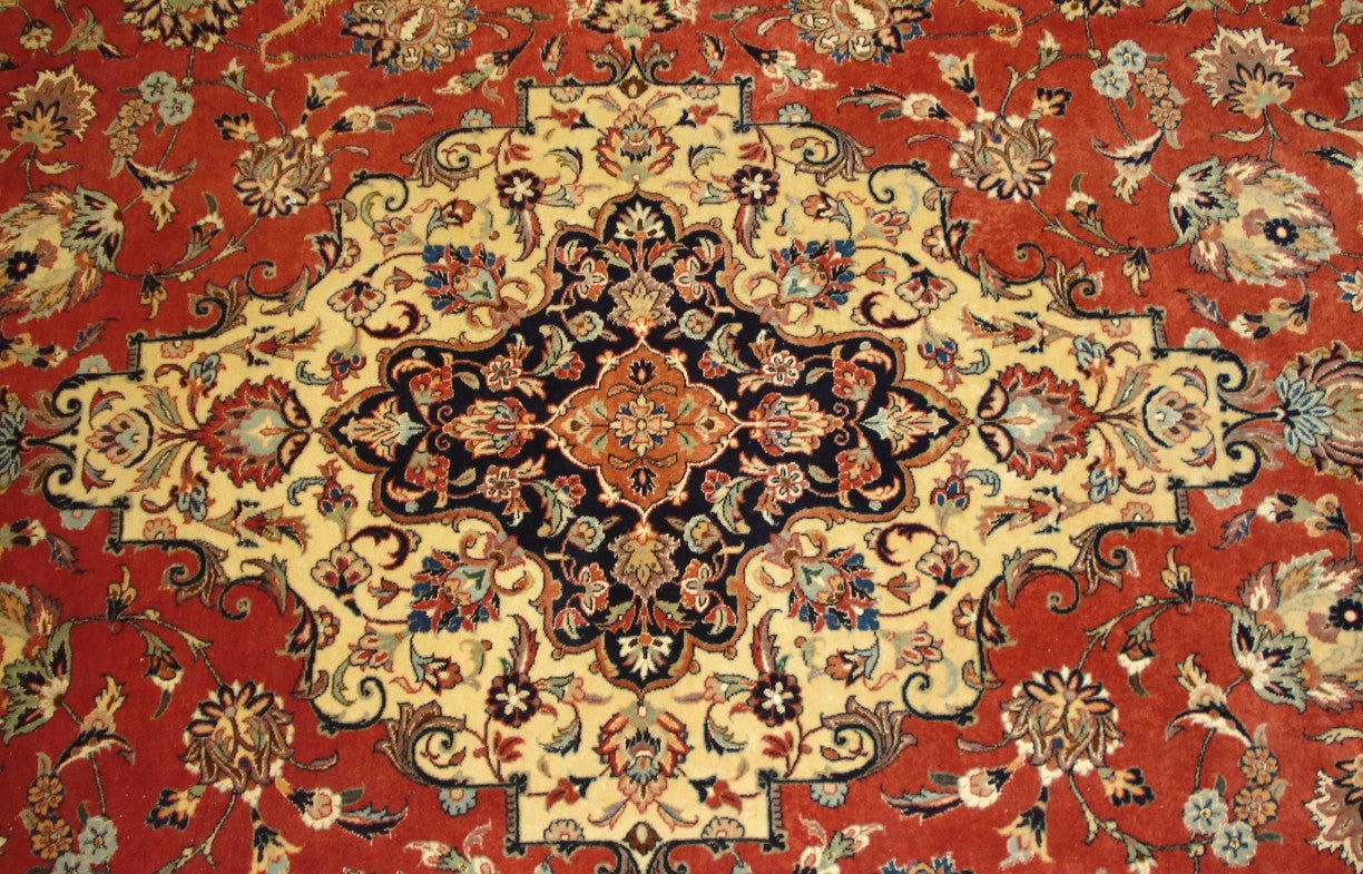 BIDJAR IRAN CON SEDA 363 x 255 cm