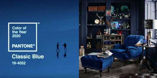 Viste tu casa de Classic Blue, el color Pantone 2020