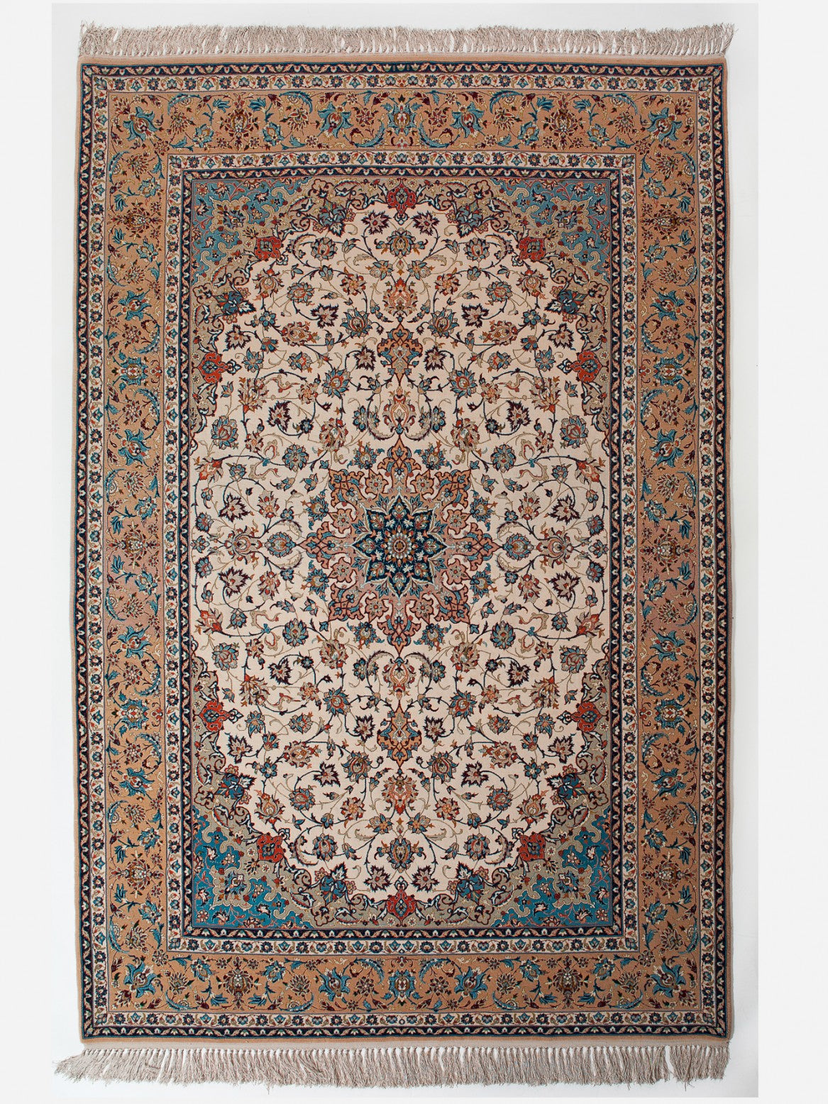 ISFAHAN IRAN URDIMBRE DE SEDA 241 x 157 cm